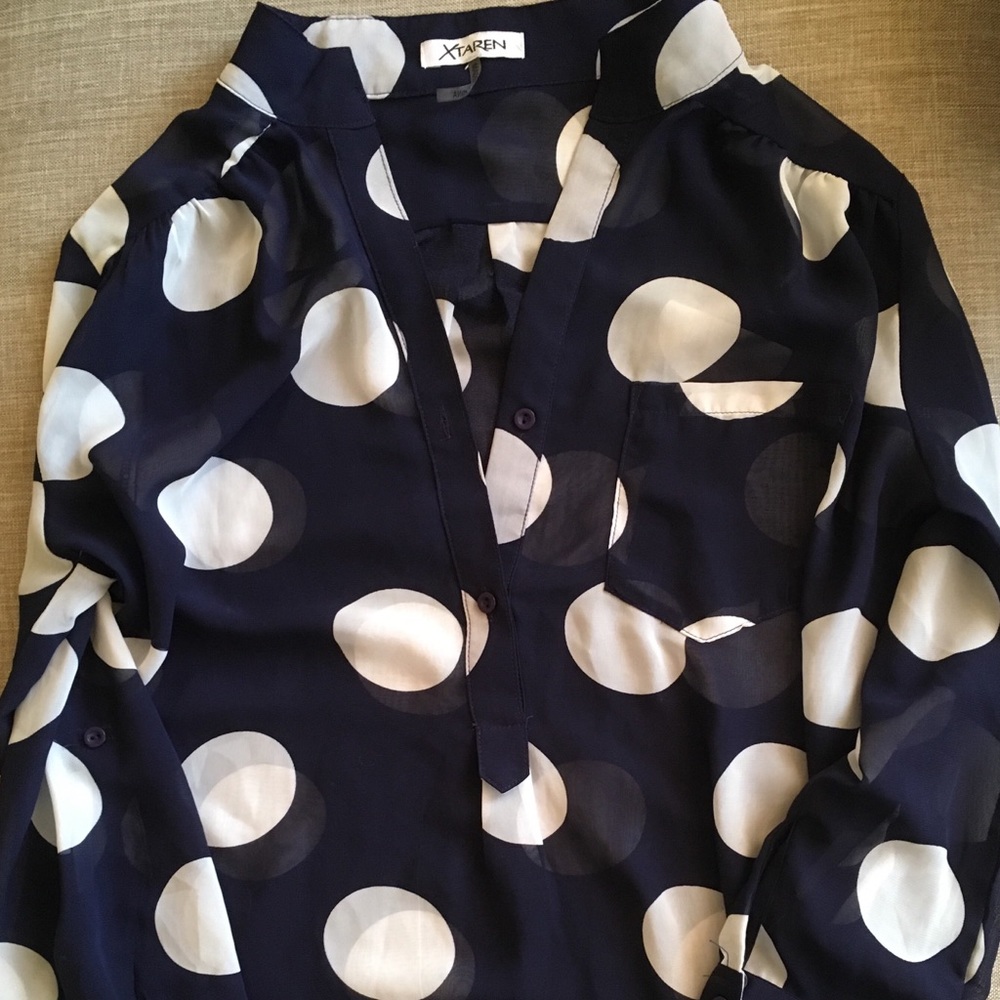Polka dot top